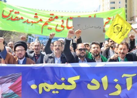 حضور گسترده مهاجرین افغانستانی در راهپیمایی روز جهانی قدس